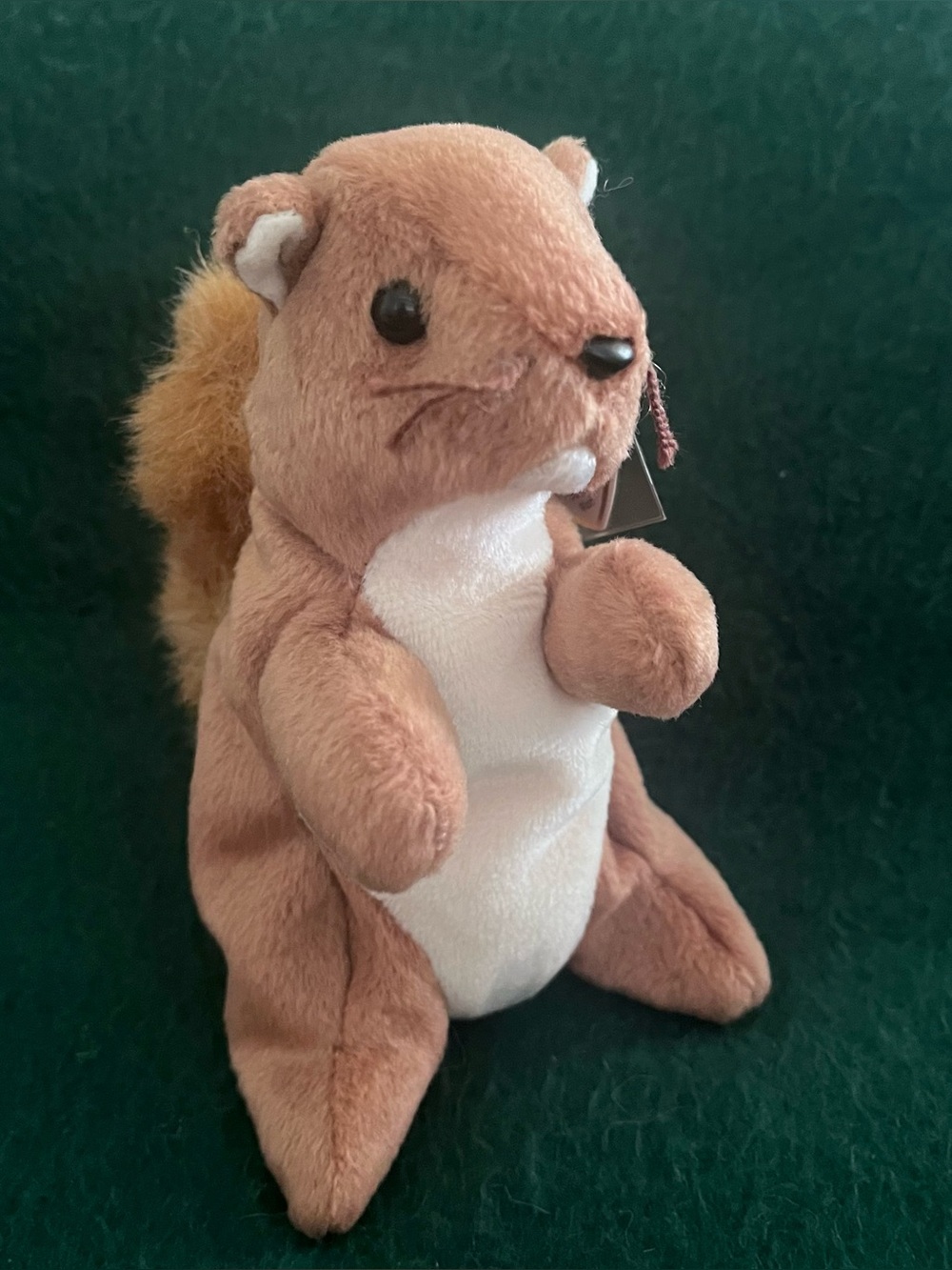 NWT 1996 Ty Nuts The Squirrel Beanie Baby